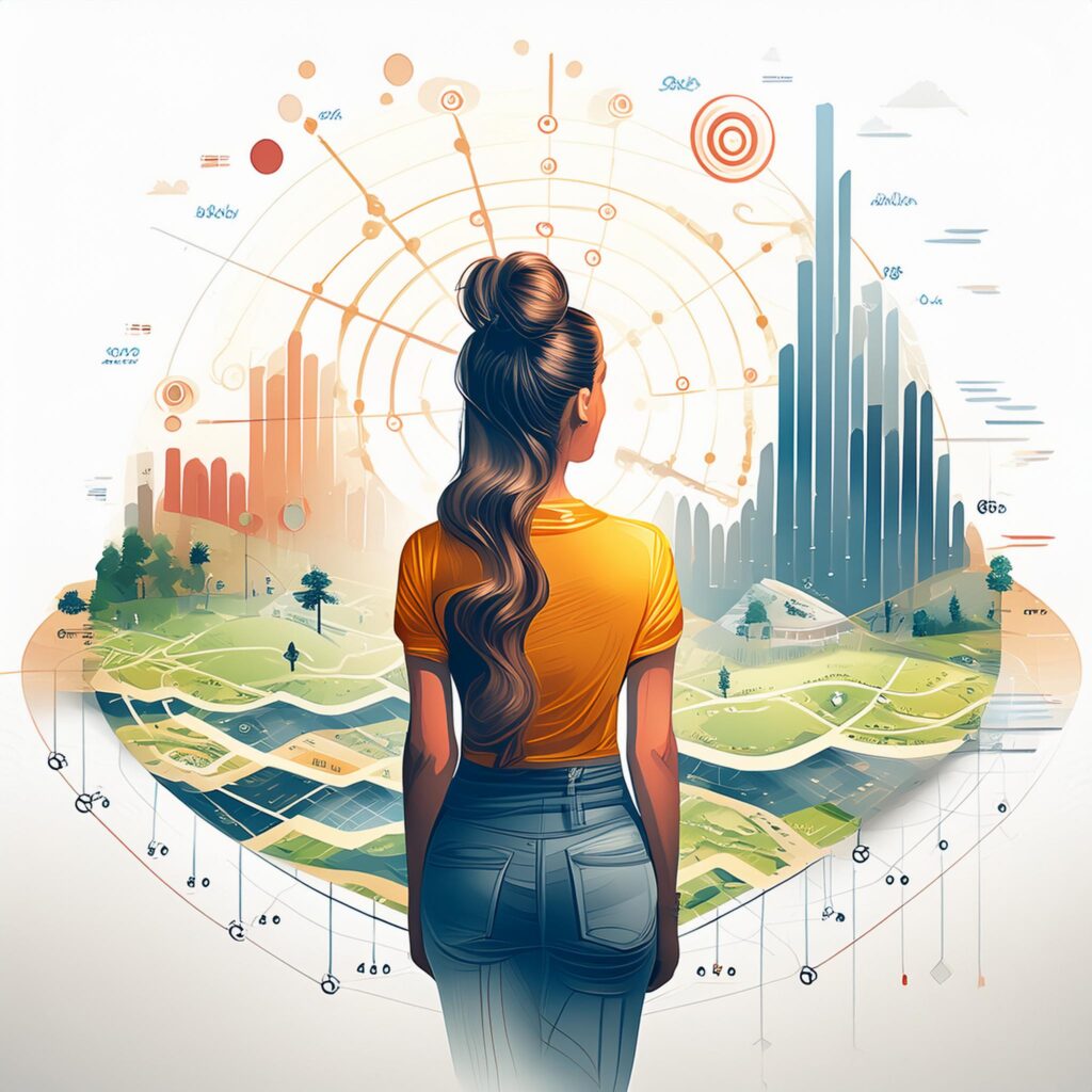 Firefly Logo mit weissem Hintergrund fuer Kein Plan von Aktien. Person schaut verwirrt auf eine Karte 3